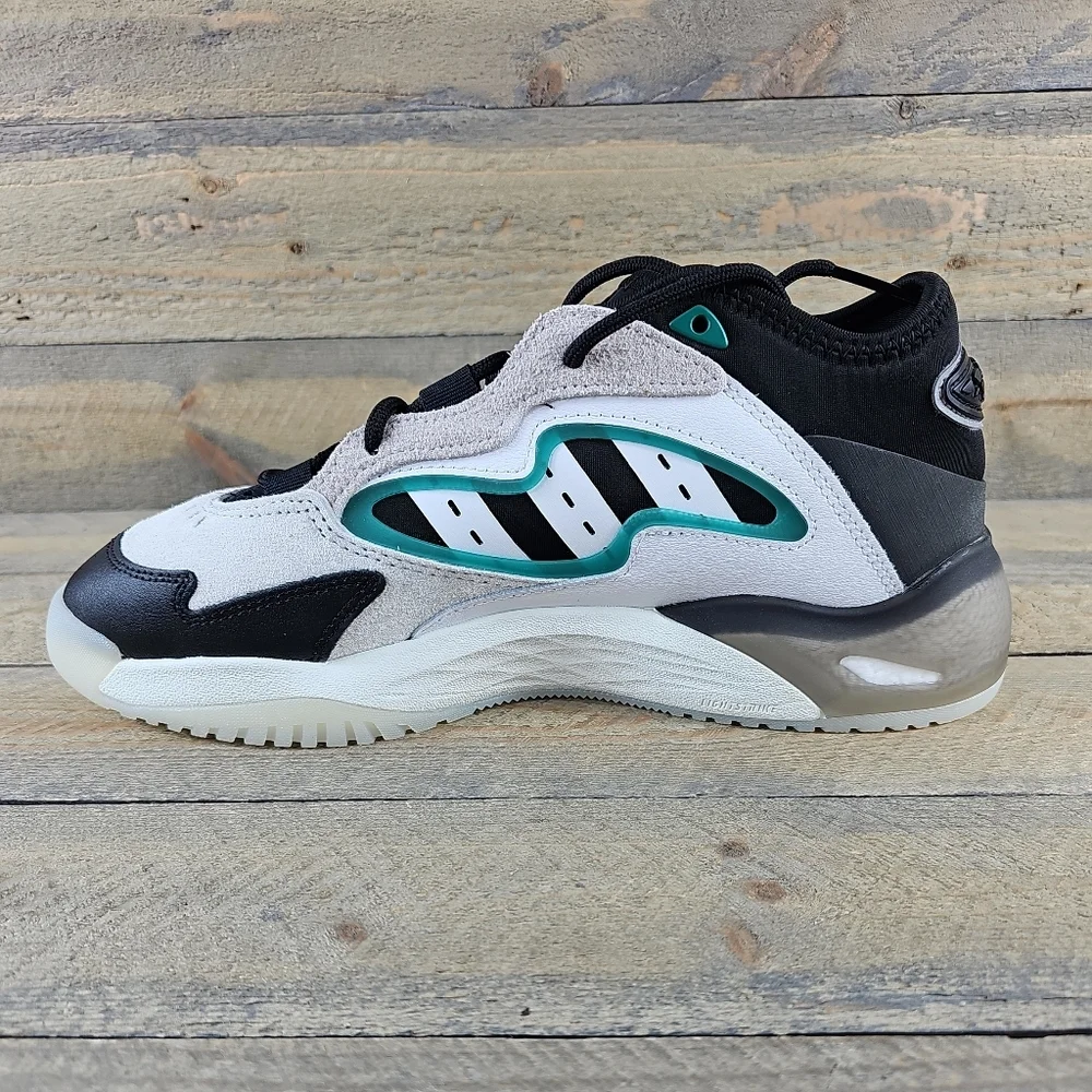 adidas Originals Streetball II Men's Shoes Sneakers White/ Black/ Green